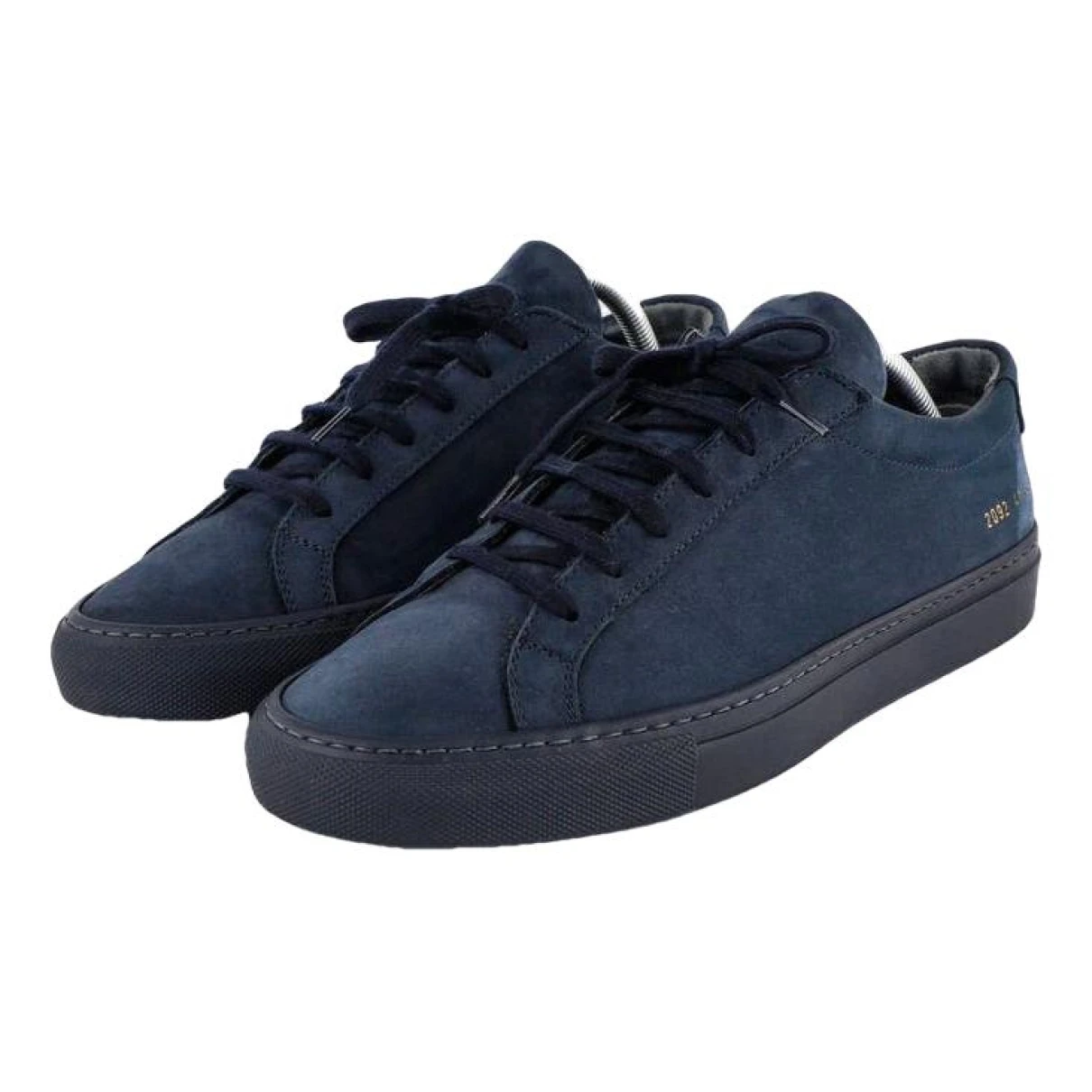 Pre-owned Common Projects Low Trainers In Blue