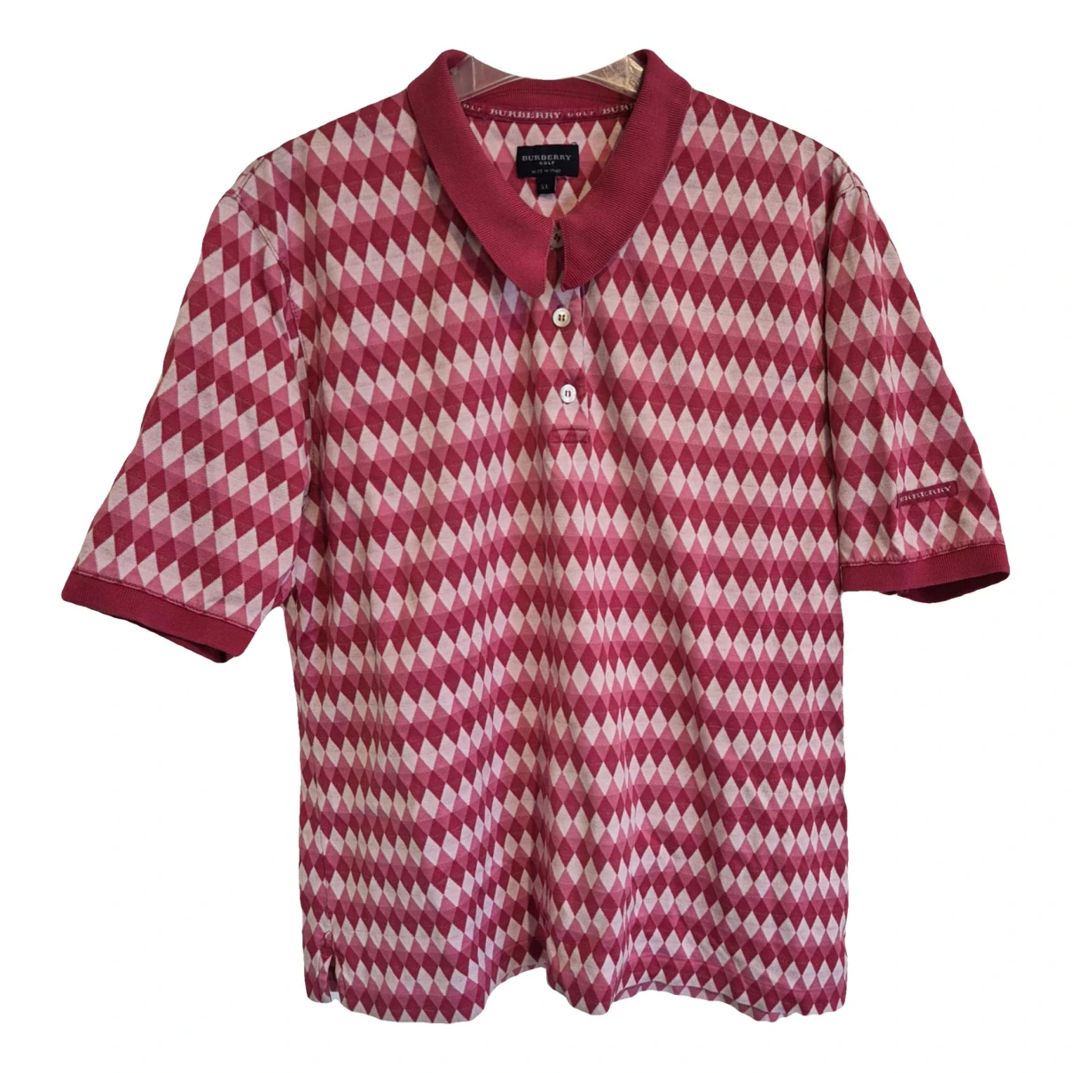 Pre-owned Burberry Polo In Pink