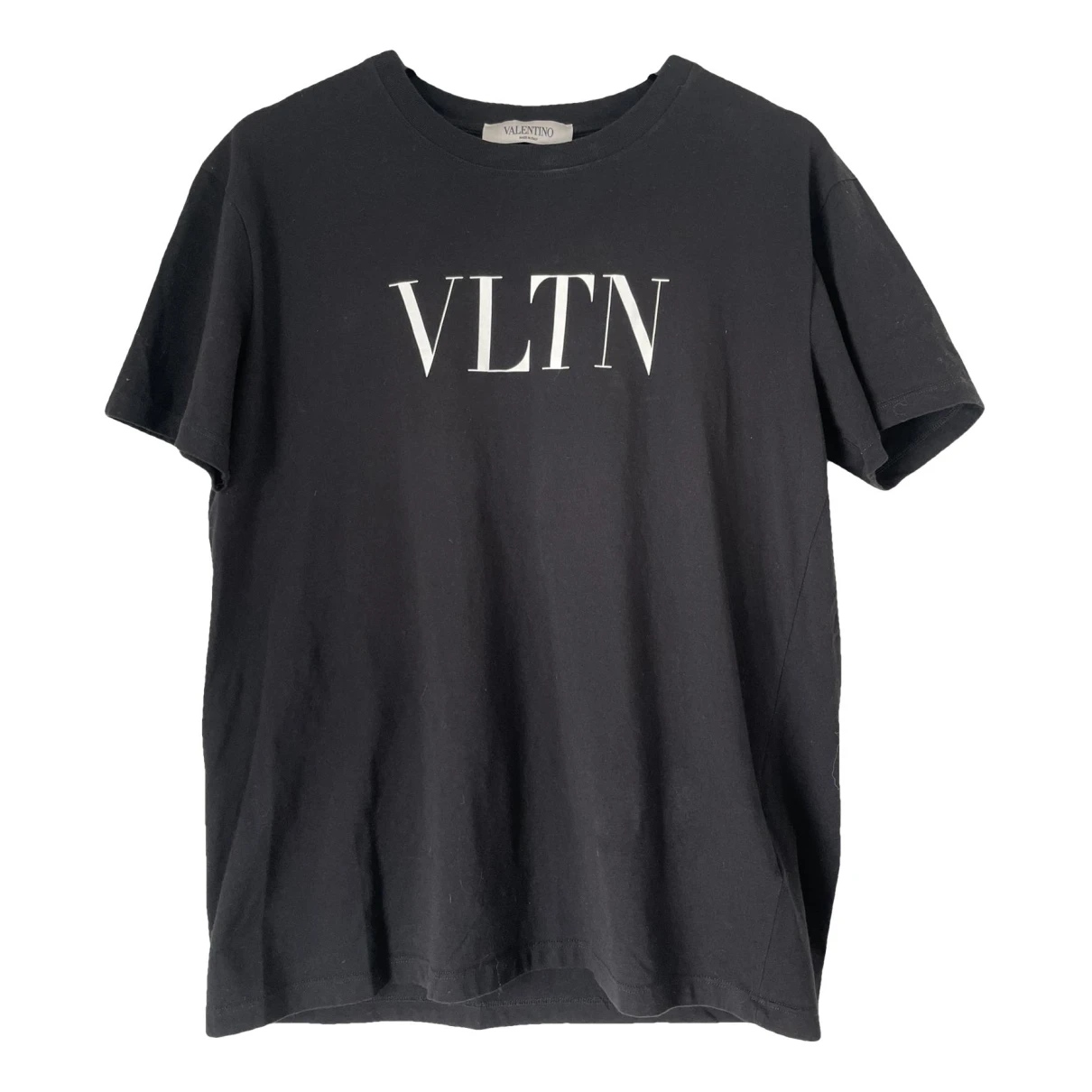Pre-owned Valentino Vltn T-shirt In Black