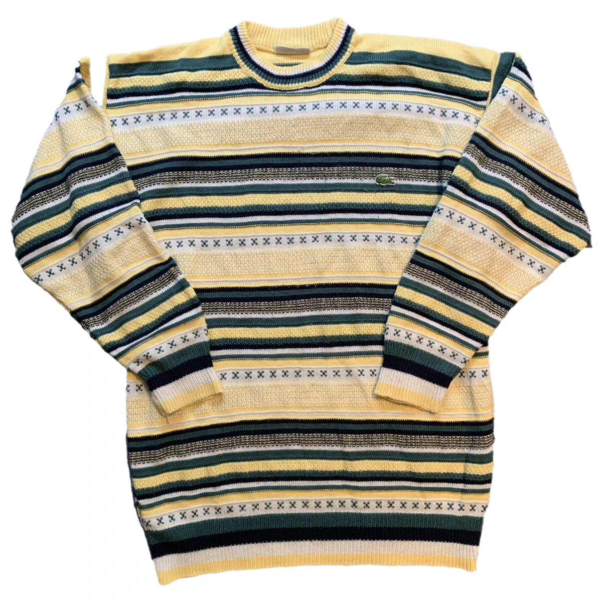 Pre-owned Lacoste Pull In Yellow