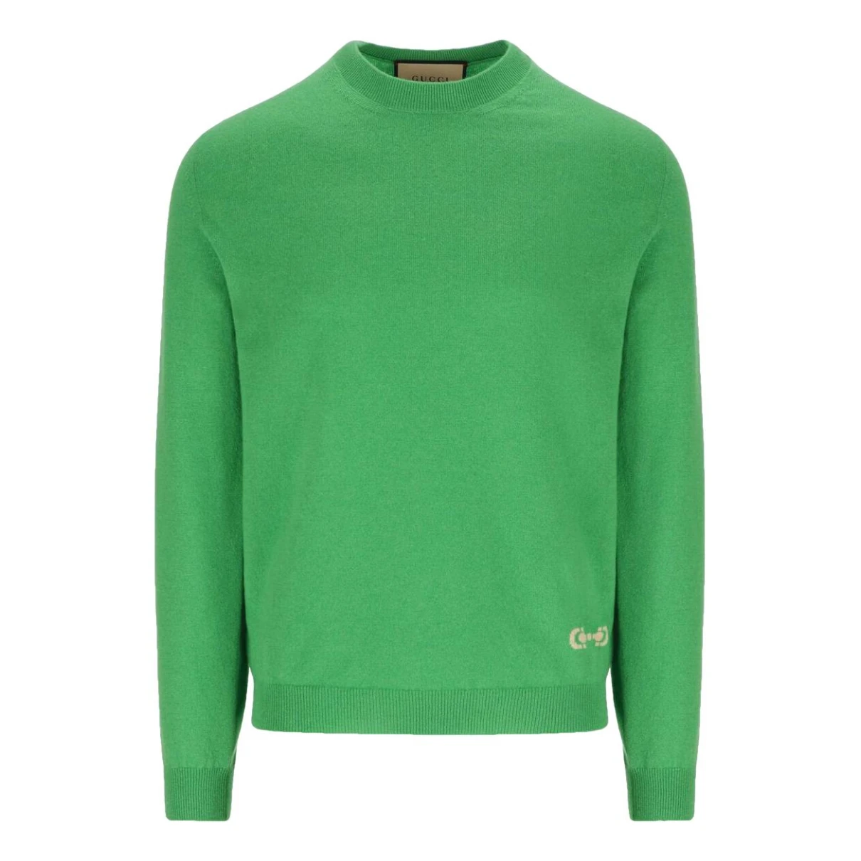 Pre-owned Gucci Cashmere Pull In Green