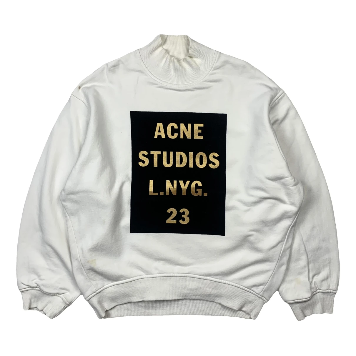 Pre-owned Acne Studios Sweatshirt In White