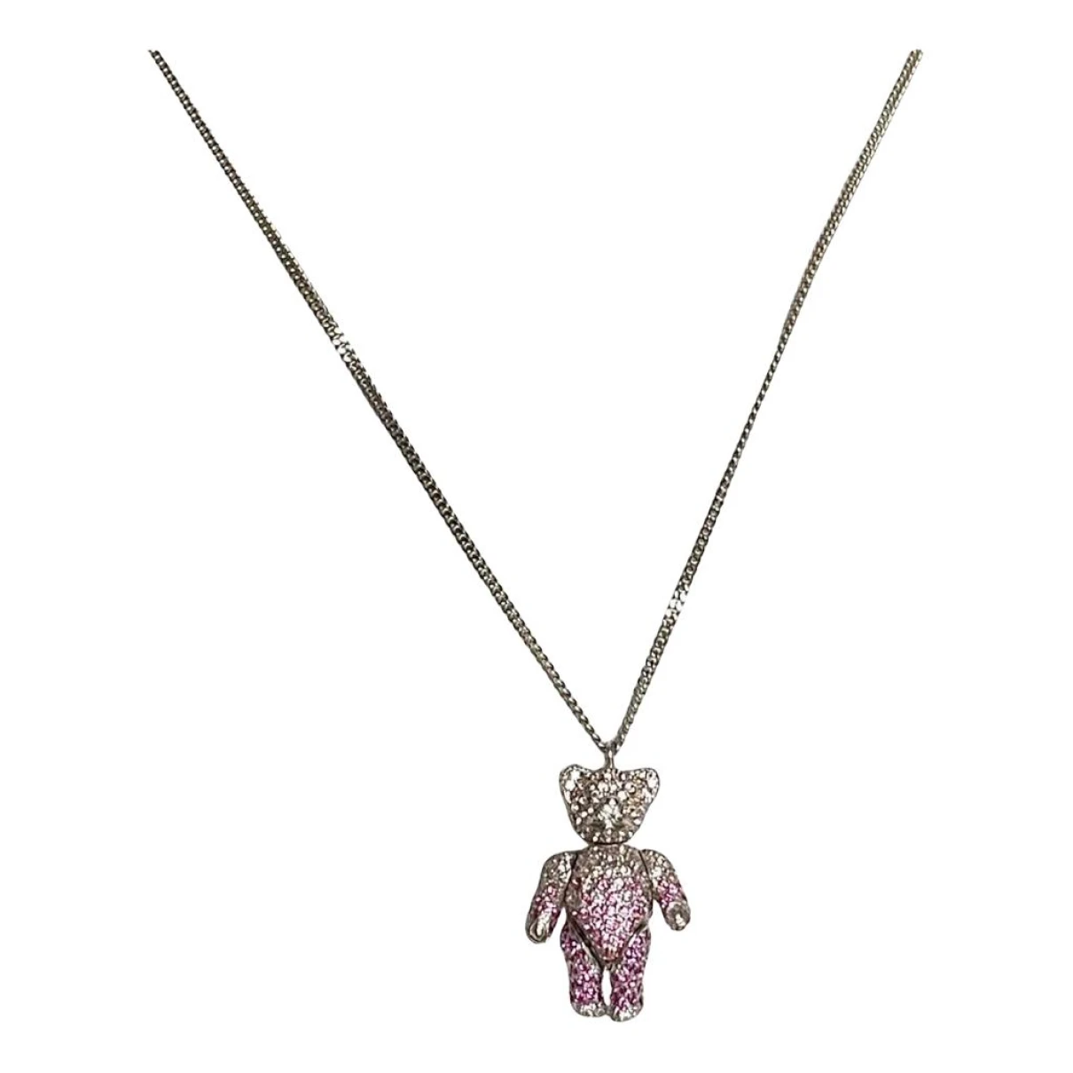 Pre-owned Dior Necklace In Pink