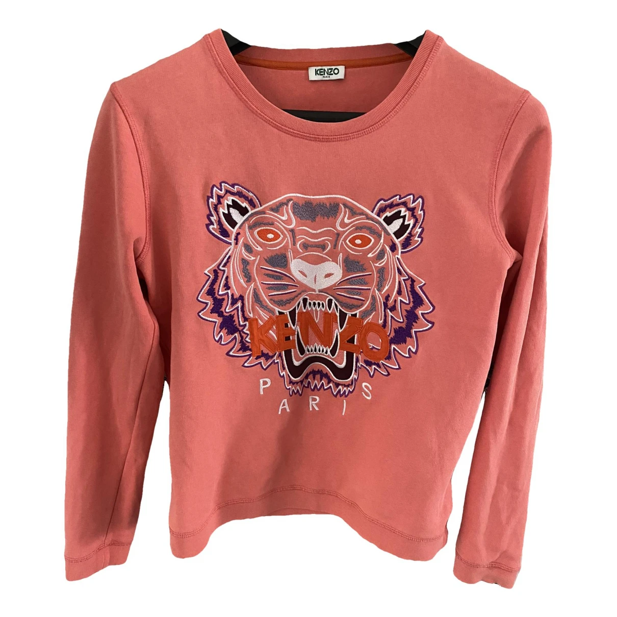 Pre-owned Kenzo Tiger Sweatshirt In Orange