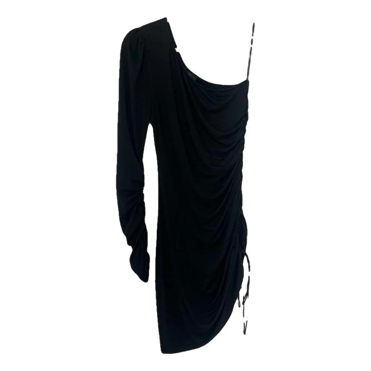 Pre-owned Michael Costello Mini Dress In Black