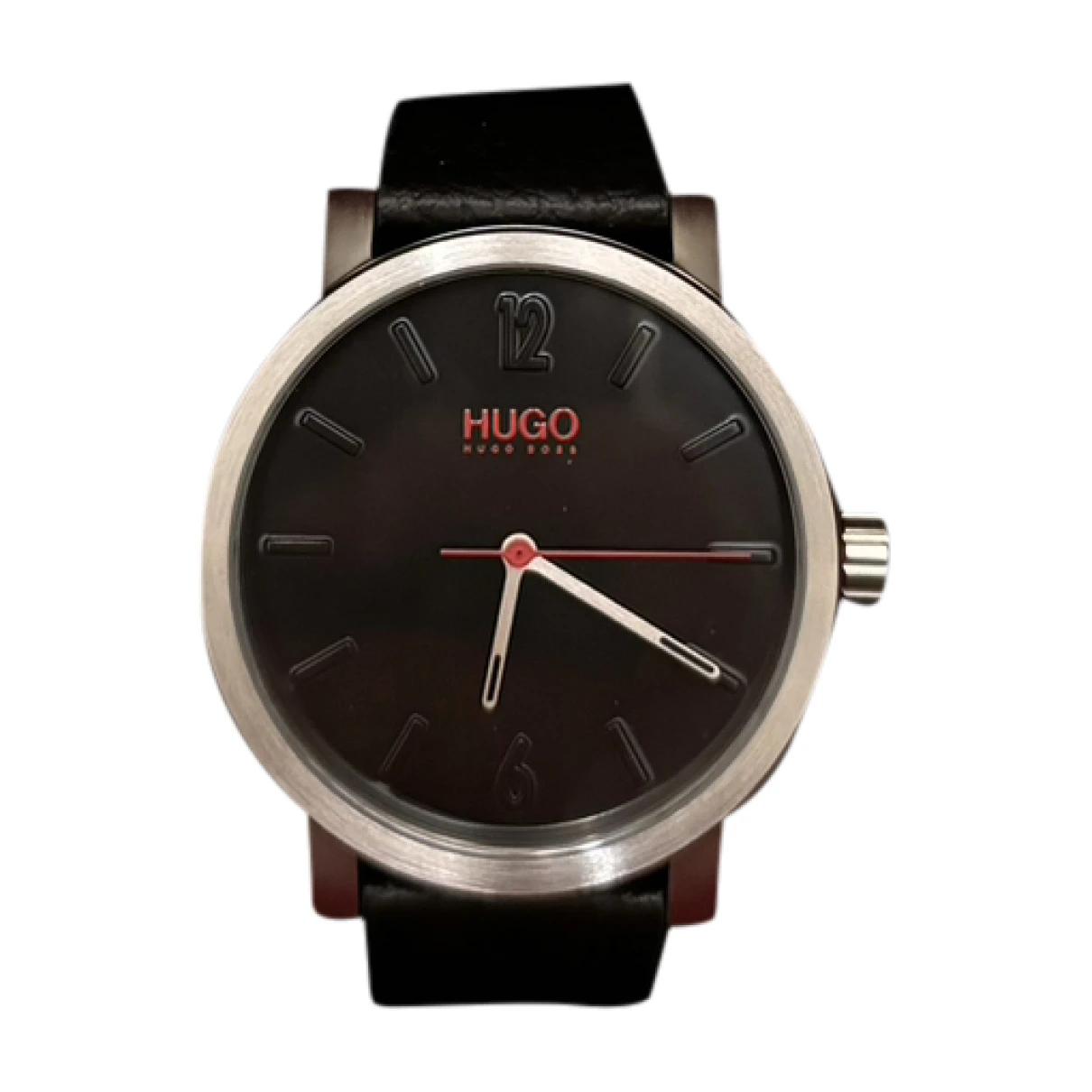 Pre-owned Hugo Boss Watch In Black