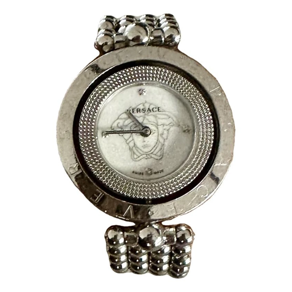 Pre-owned Versace Silver Watch