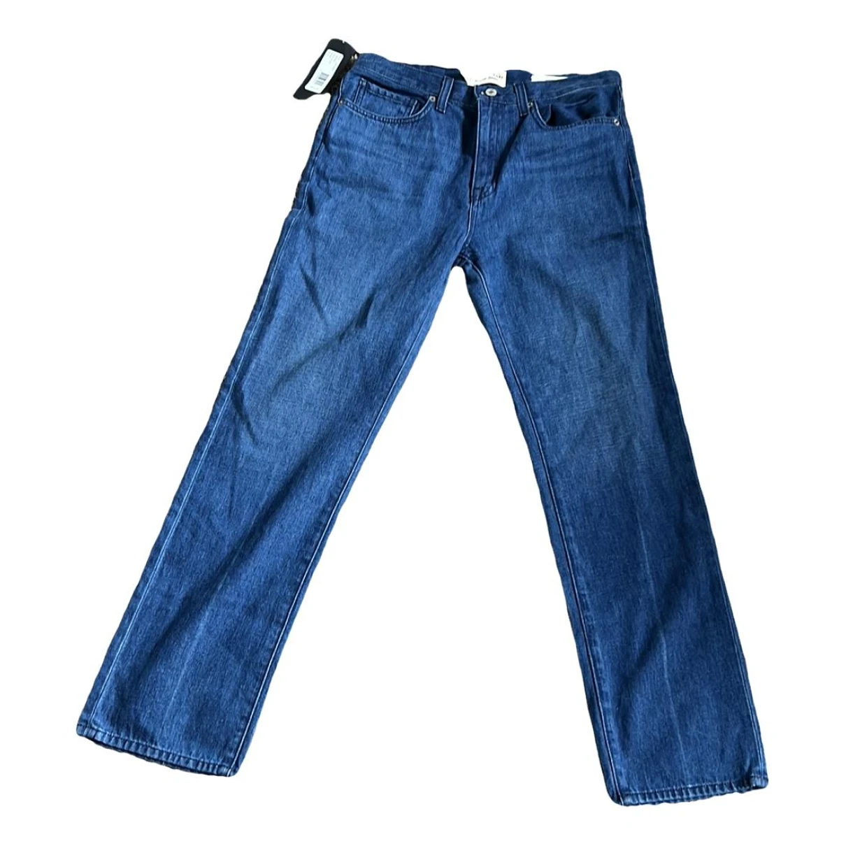 Pre-owned Nili Lotan Straight Jeans In Blue