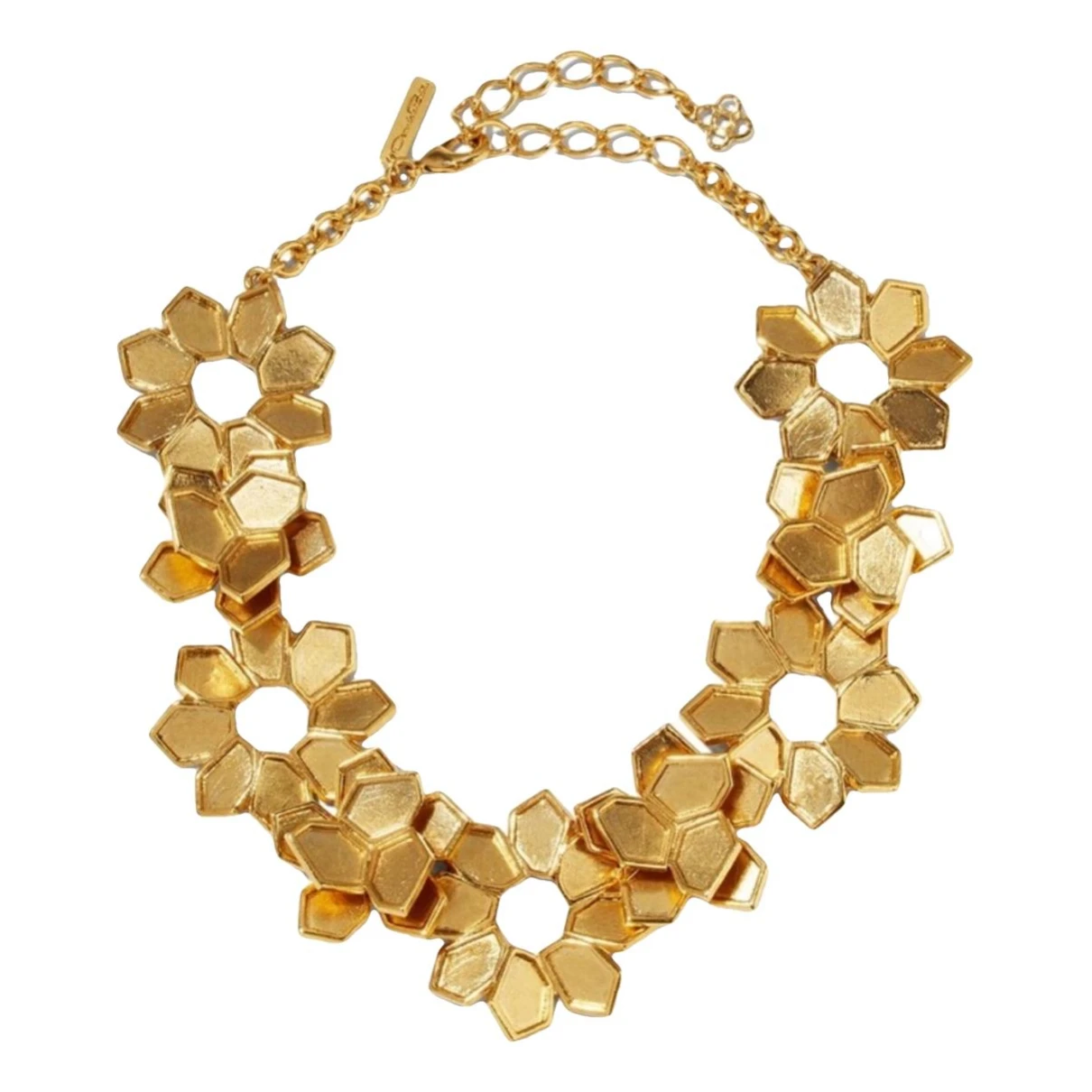 Pre-owned Oscar De La Renta Necklace In Gold