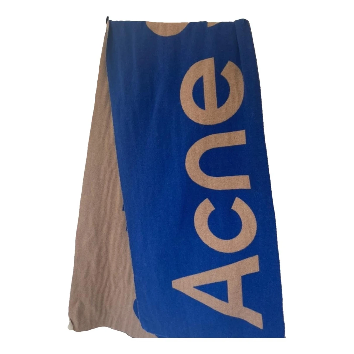 Pre-owned Acne Studios Wool Scarf In Blue