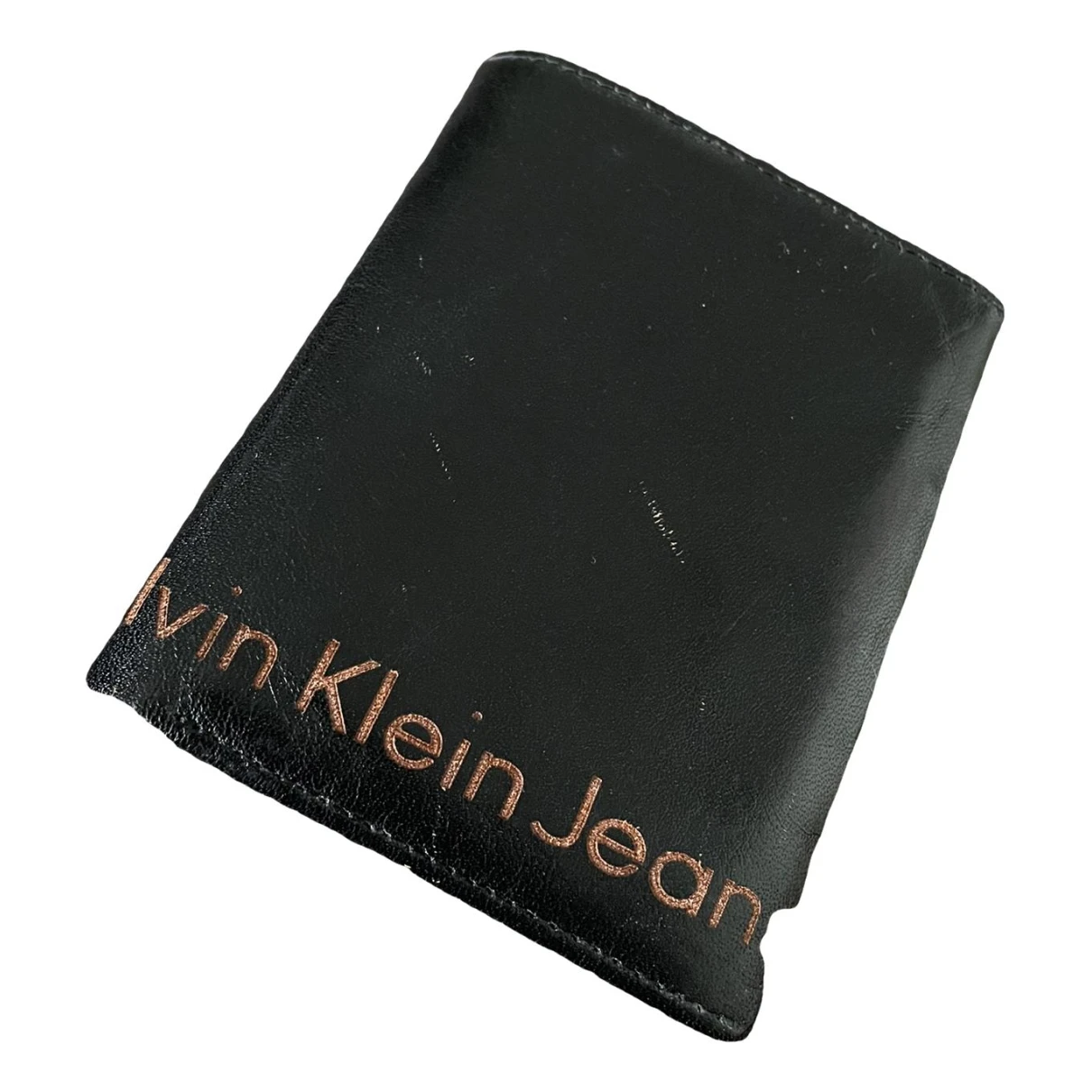Pre-owned Calvin Klein Jeans Est.1978 Leather Small Bag In Black