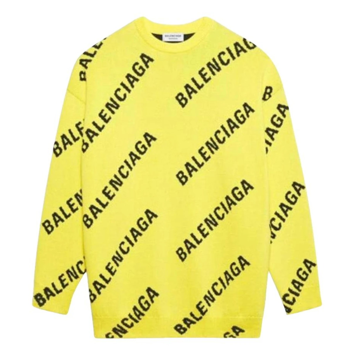 Pre-owned Balenciaga Wool Jumper In Yellow