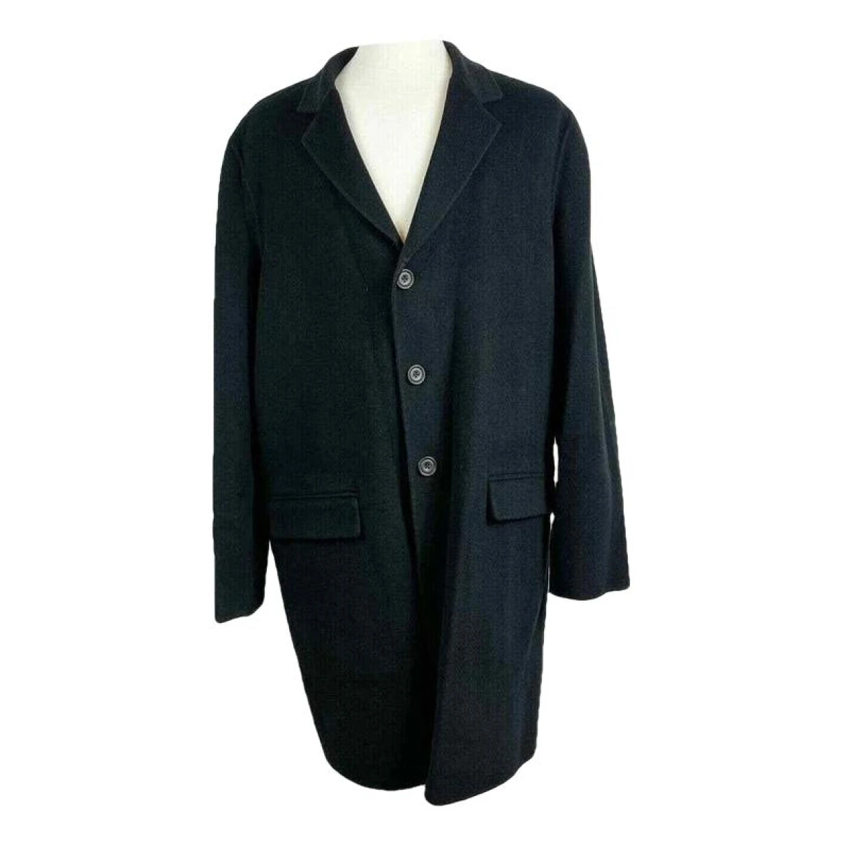 Pre-owned Vince Cashmere Coat In Black