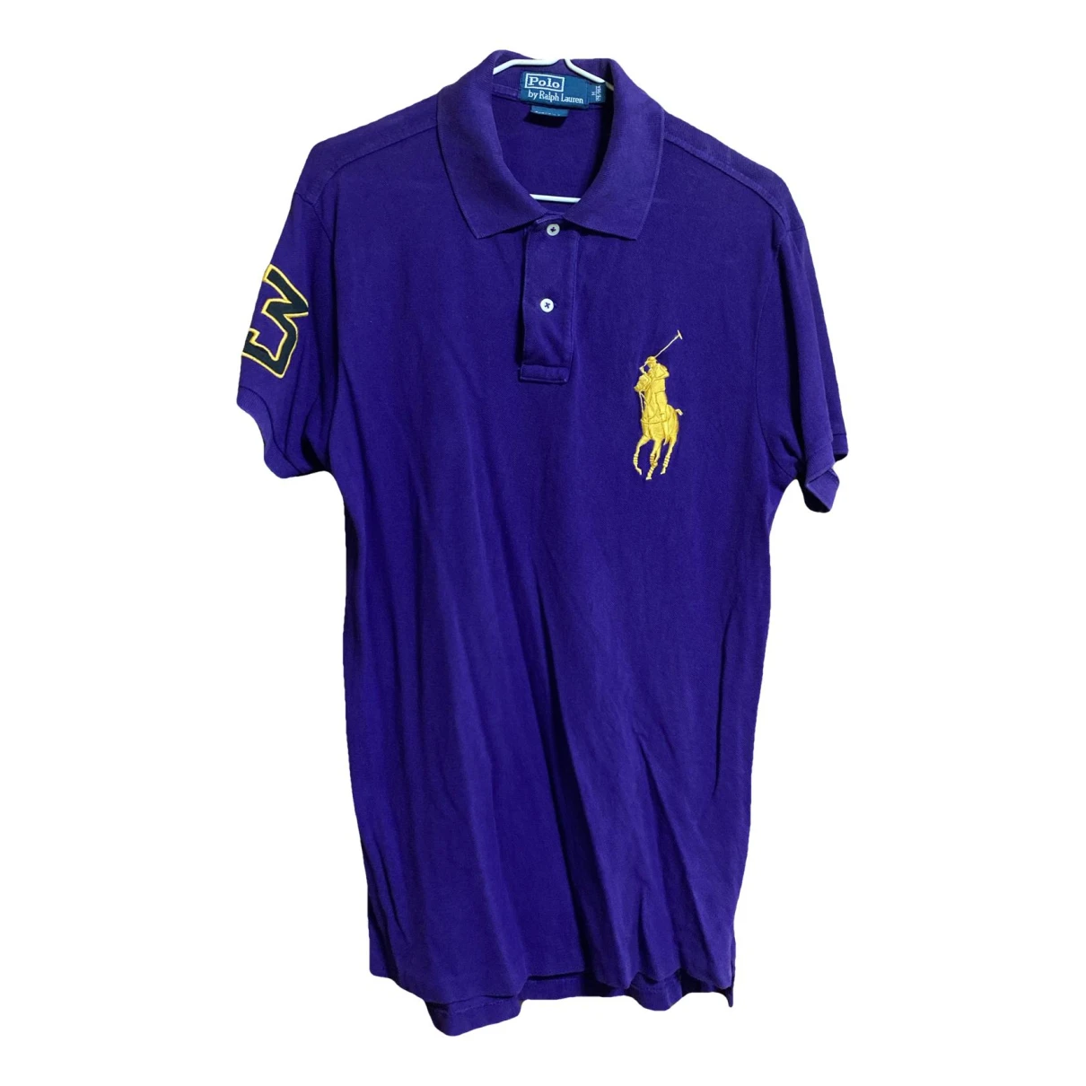 Pre-owned Polo Ralph Lauren Polo Ajustã© Manches Courtes Polo Shirt In Purple