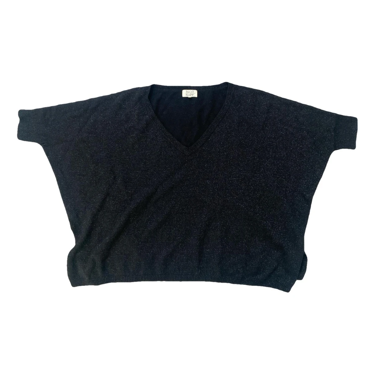 Pre-owned Not Shy Cashmere Jumper In Black