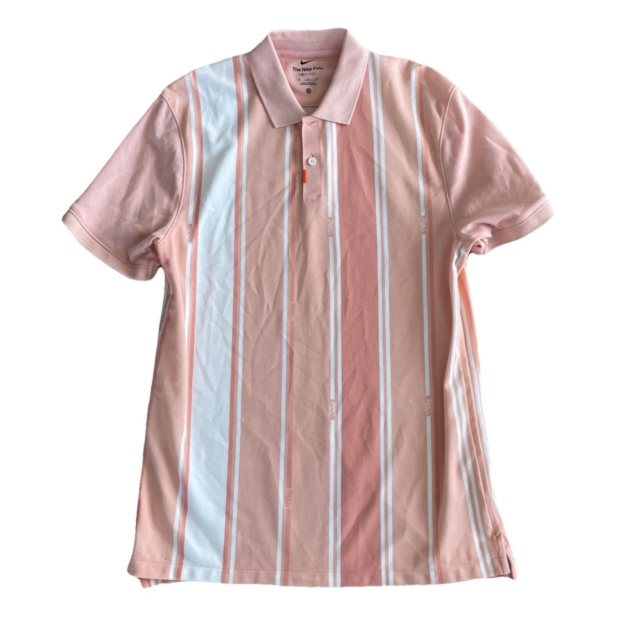 Pre-owned Nike Polo Shirt In Pink