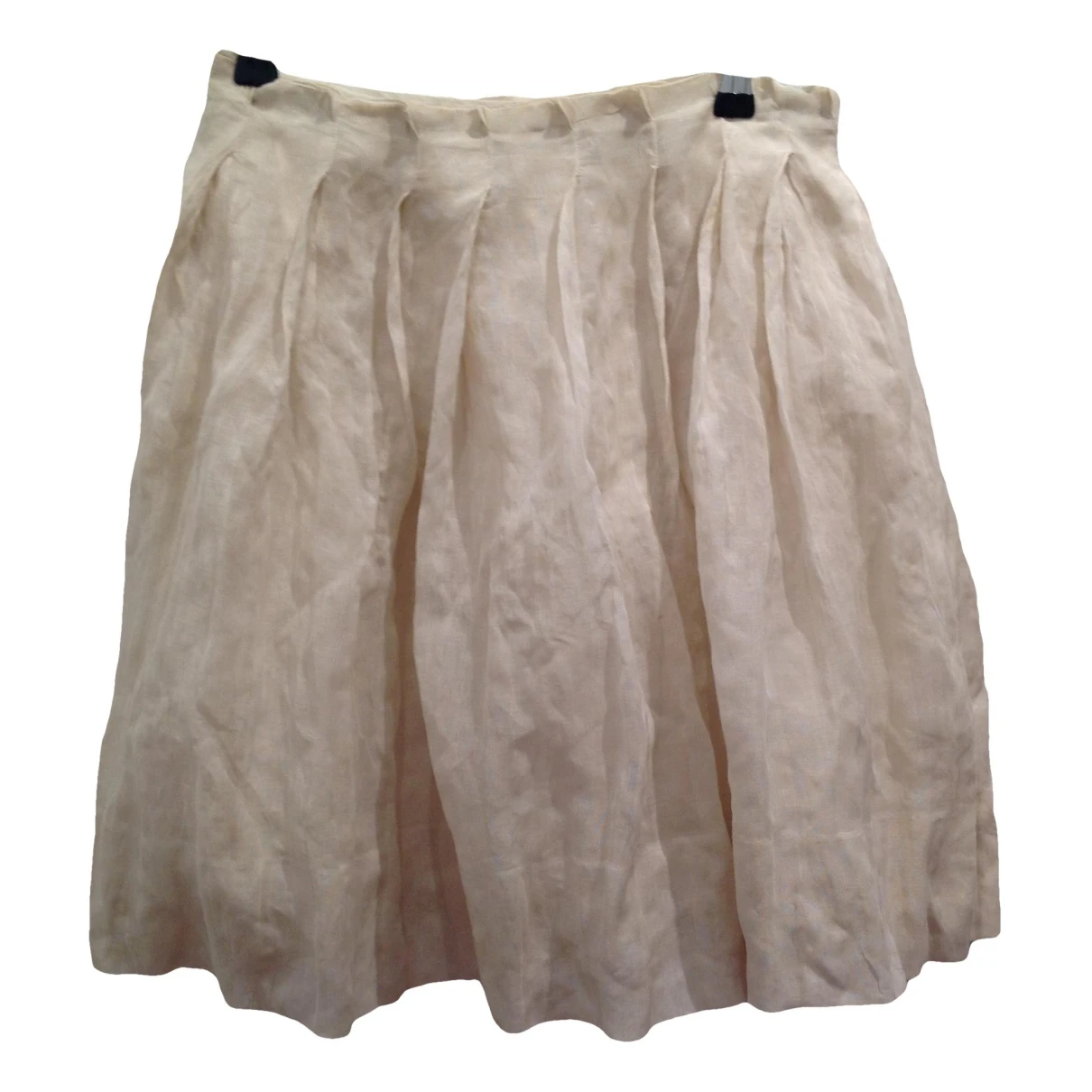 Pre-owned Chloé Mid-length Skirt In Ecru