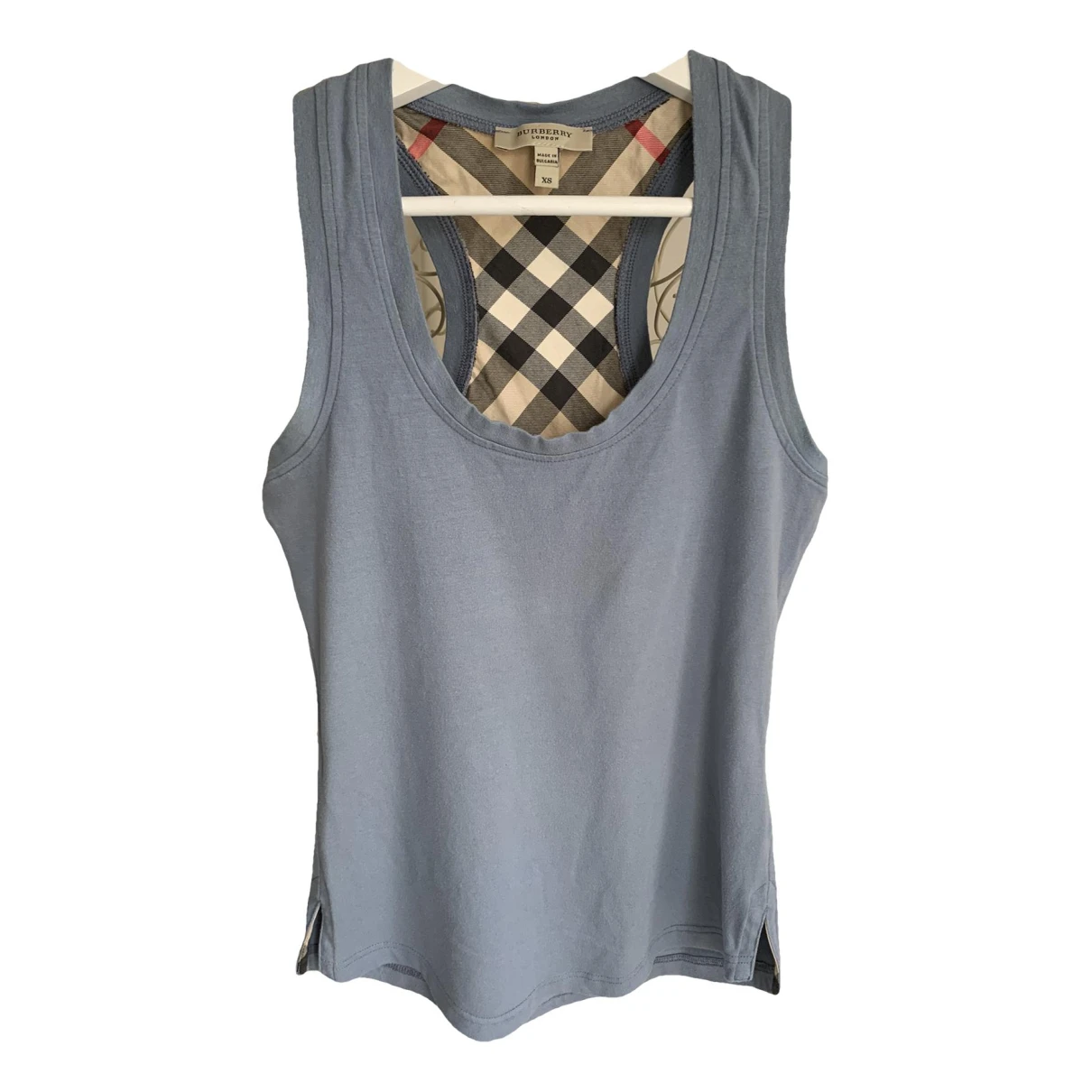 Pre-owned Burberry Vest In Blue