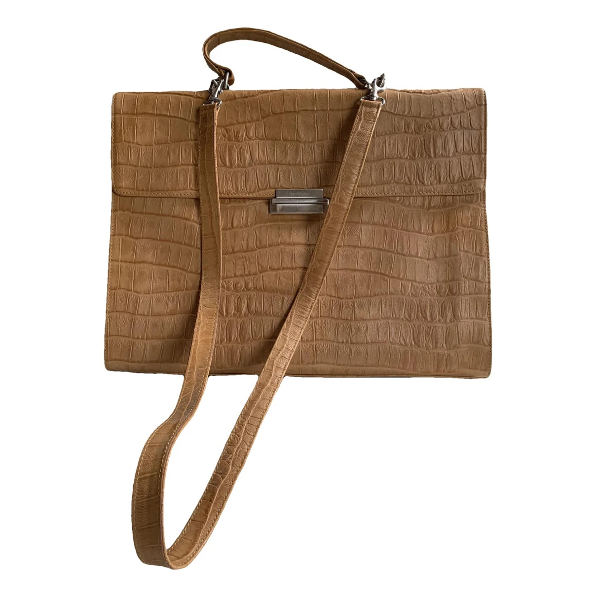 Pre-owned Zanellato Leather Handbag In Beige