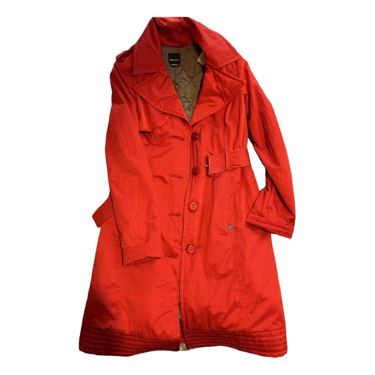 Pre-owned Miss Sixty Coat In Red
