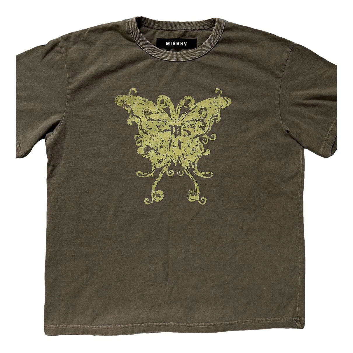 Pre-owned Misbhv T-shirt In Brown