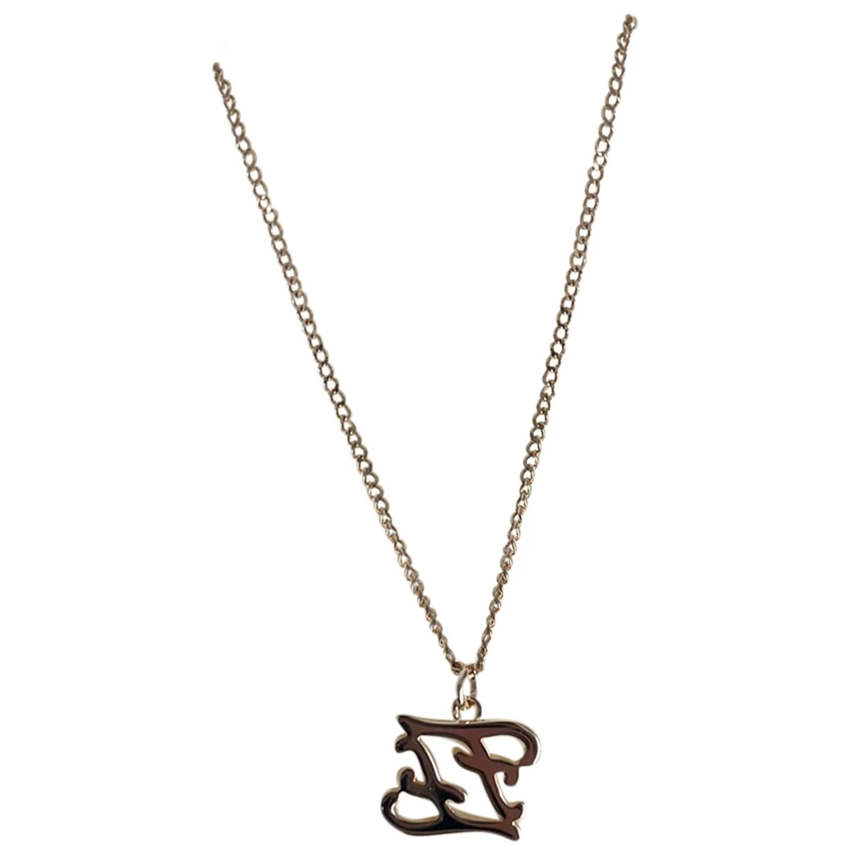Pre-owned Fendi Necklace In Gold