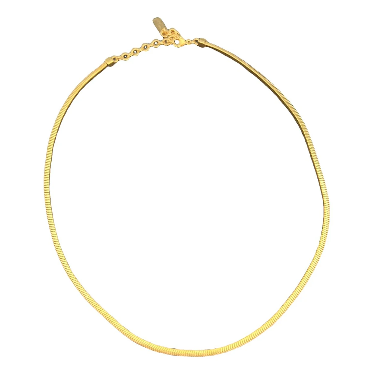 Pre-owned Saint Laurent Necklace In Gold