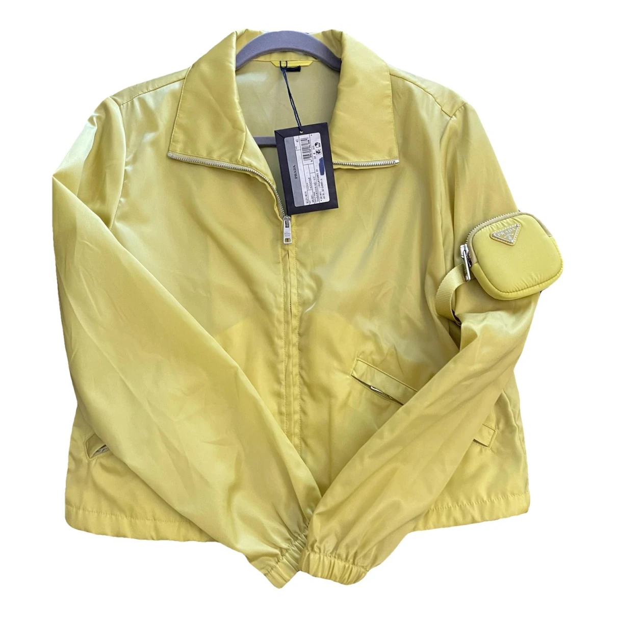 Pre-owned Prada Jacket In Yellow