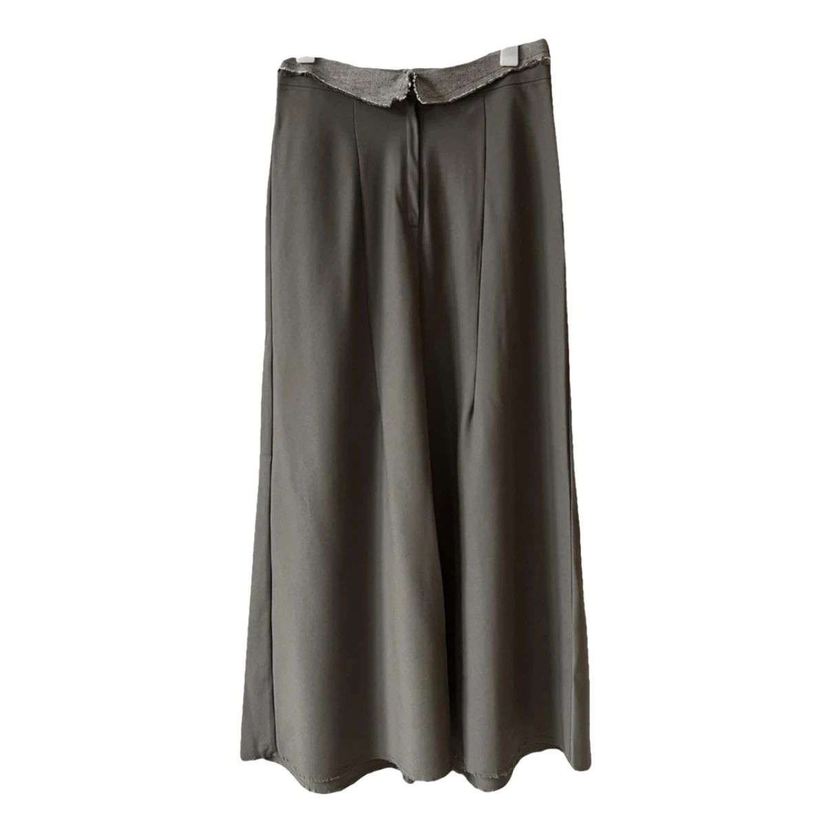 Pre-owned Our Legacy Wool Maxi Skirt In Khaki