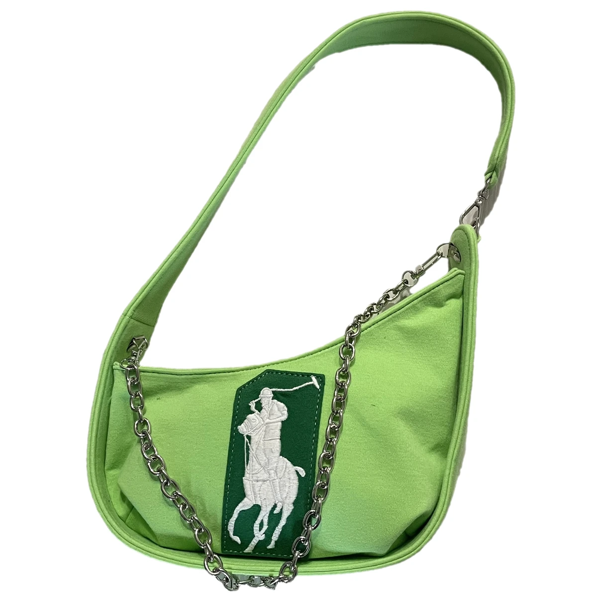 Pre-owned Polo Ralph Lauren Handbag In Green
