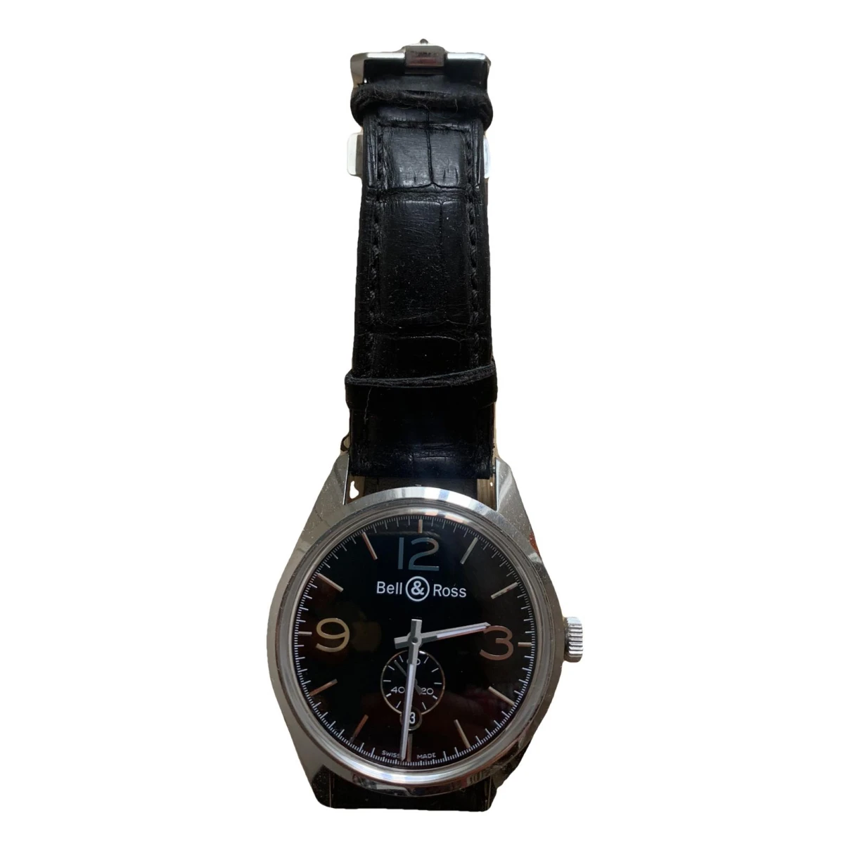 Pre-owned Bell & Ross Br123 Watch In Black