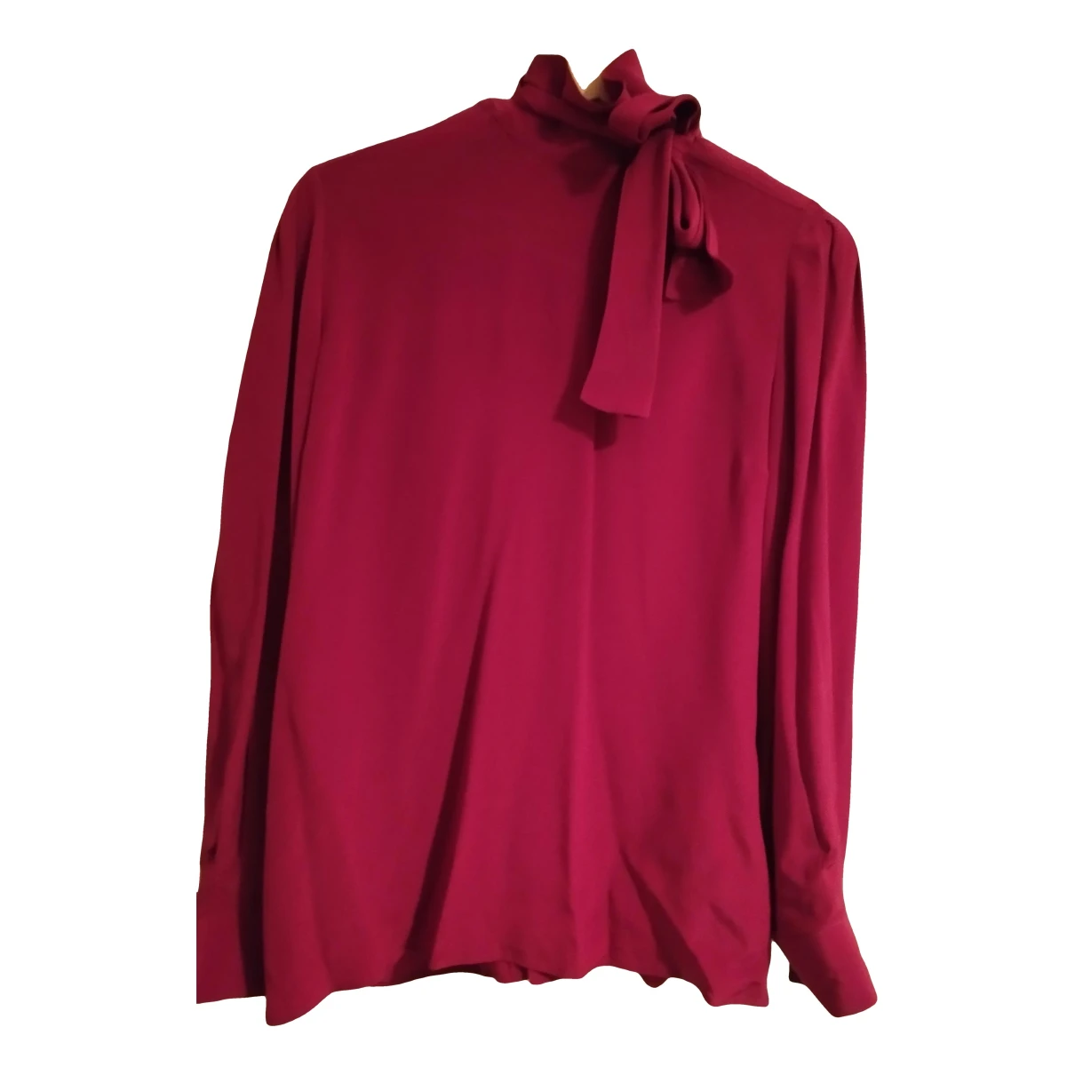 Pre-owned Ermanno Scervino Silk Blouse In Red