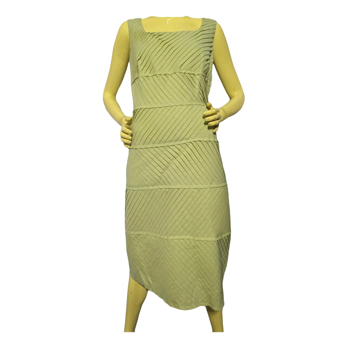 Pre-owned Akris Mid-length Dress In Yellow