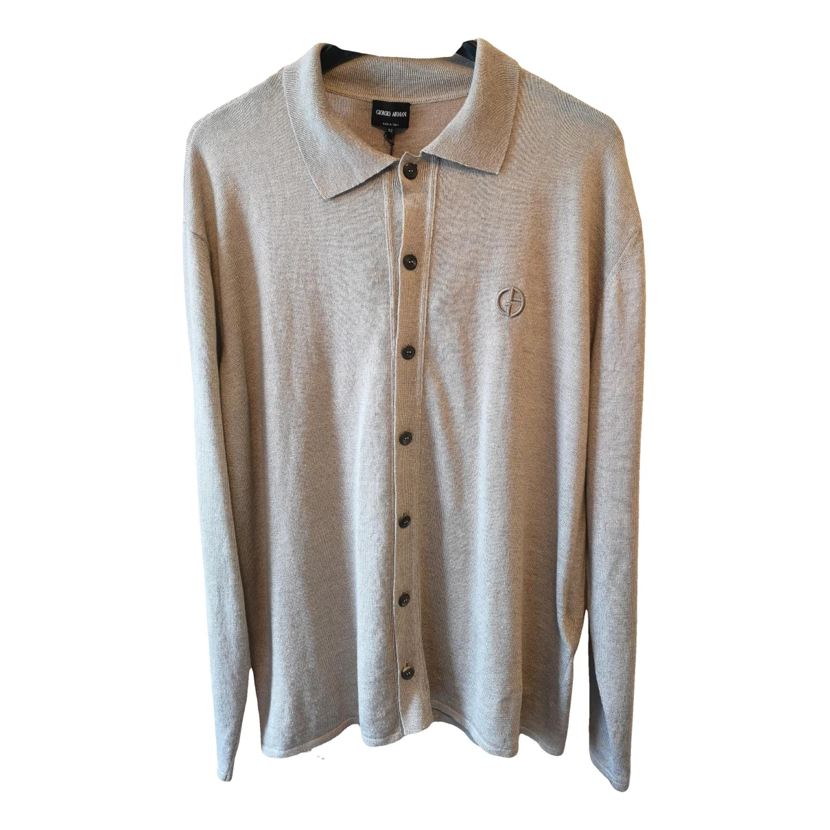 Pre-owned Giorgio Armani Linen Shirt In Brown