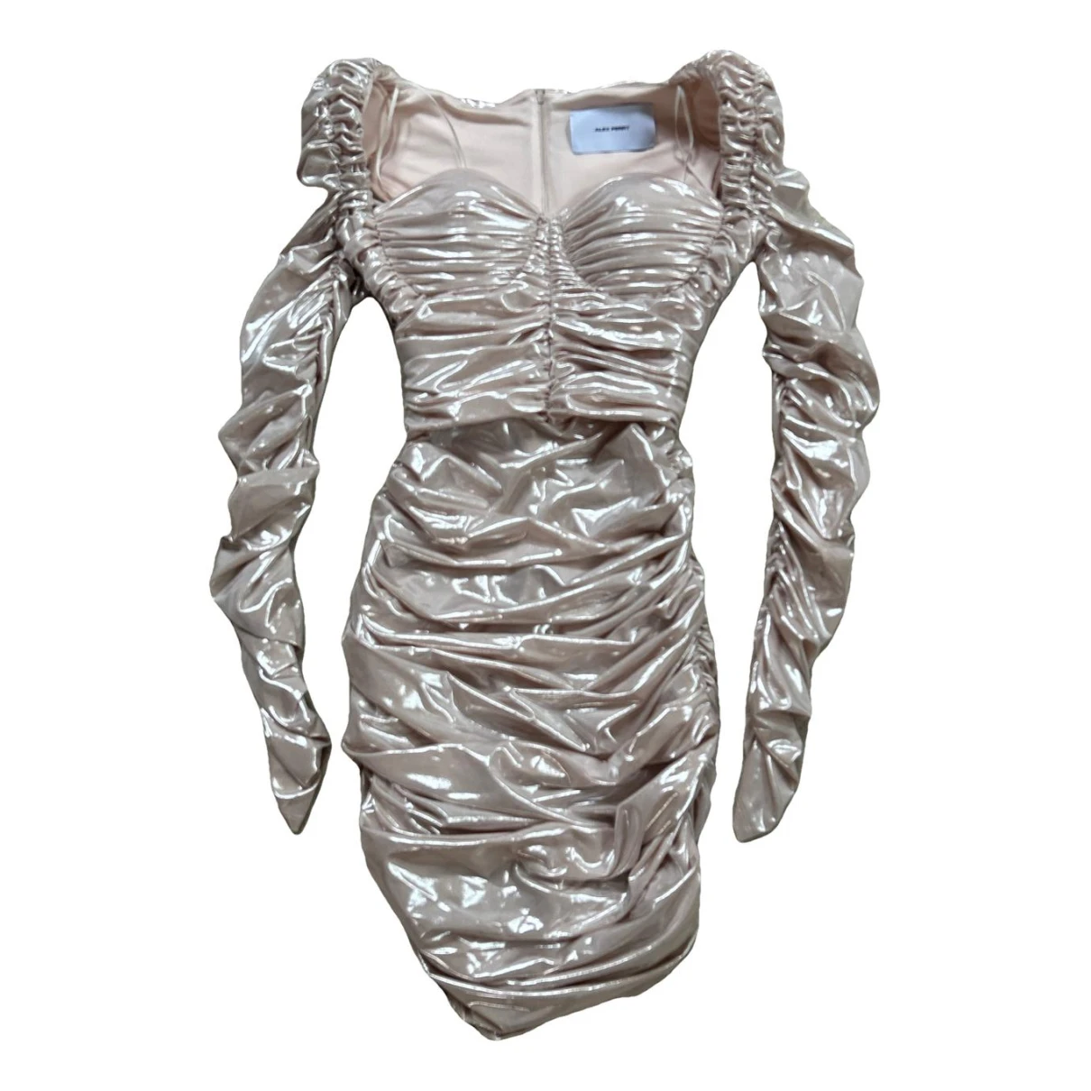 Pre-owned Alex Perry Mini Dress In Metallic