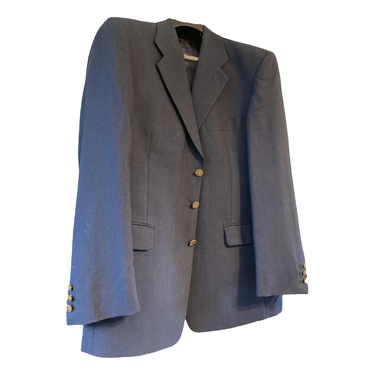 Pre-owned Pierre Cardin Wool Vest In Blue