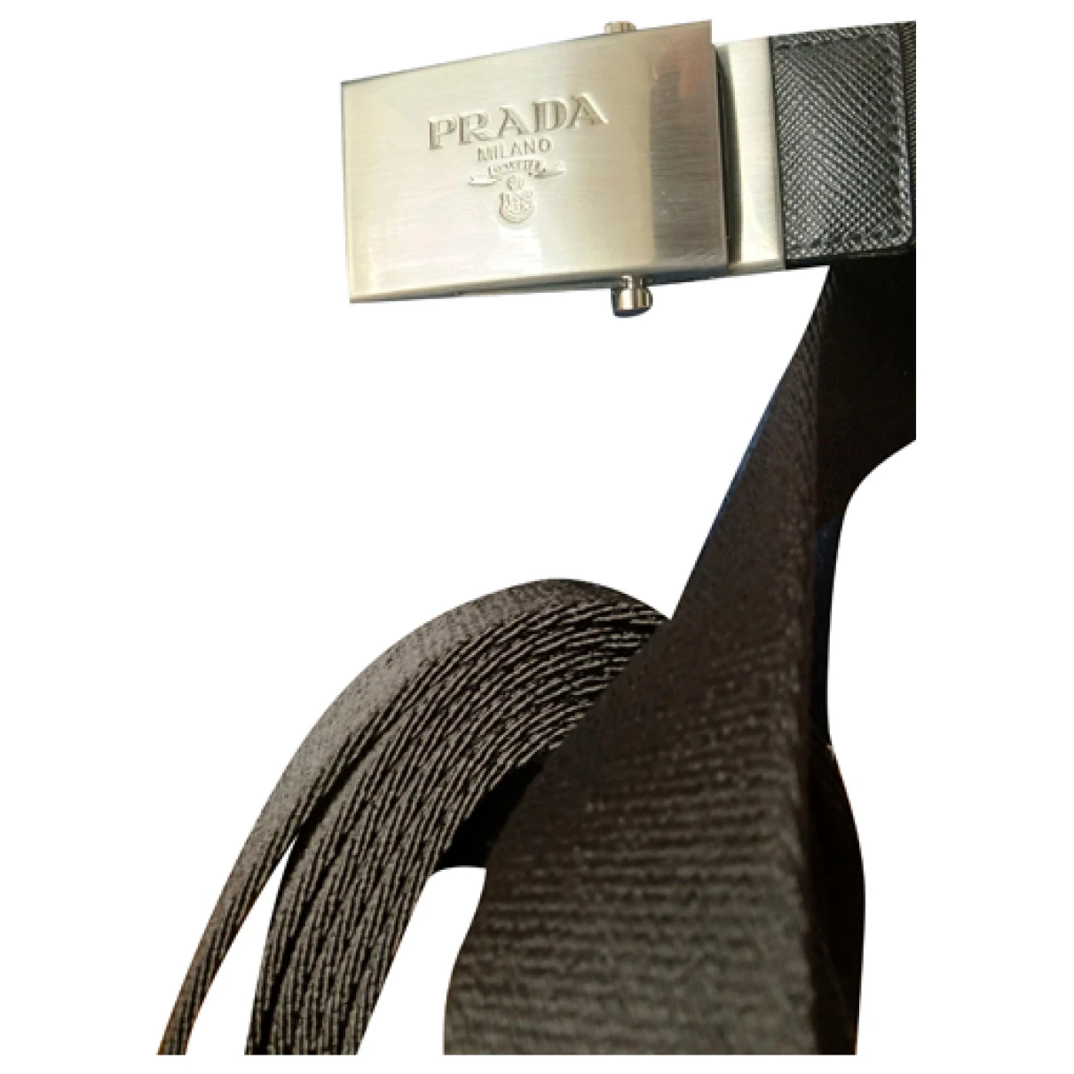 Pre-owned Prada Belt In Black