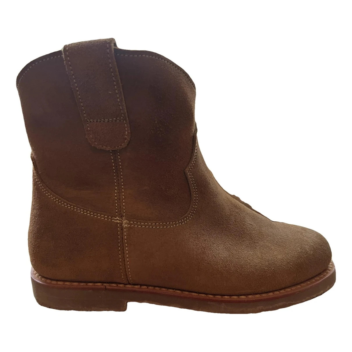Pre-owned Penelope Chilvers Ankle Boots In Camel