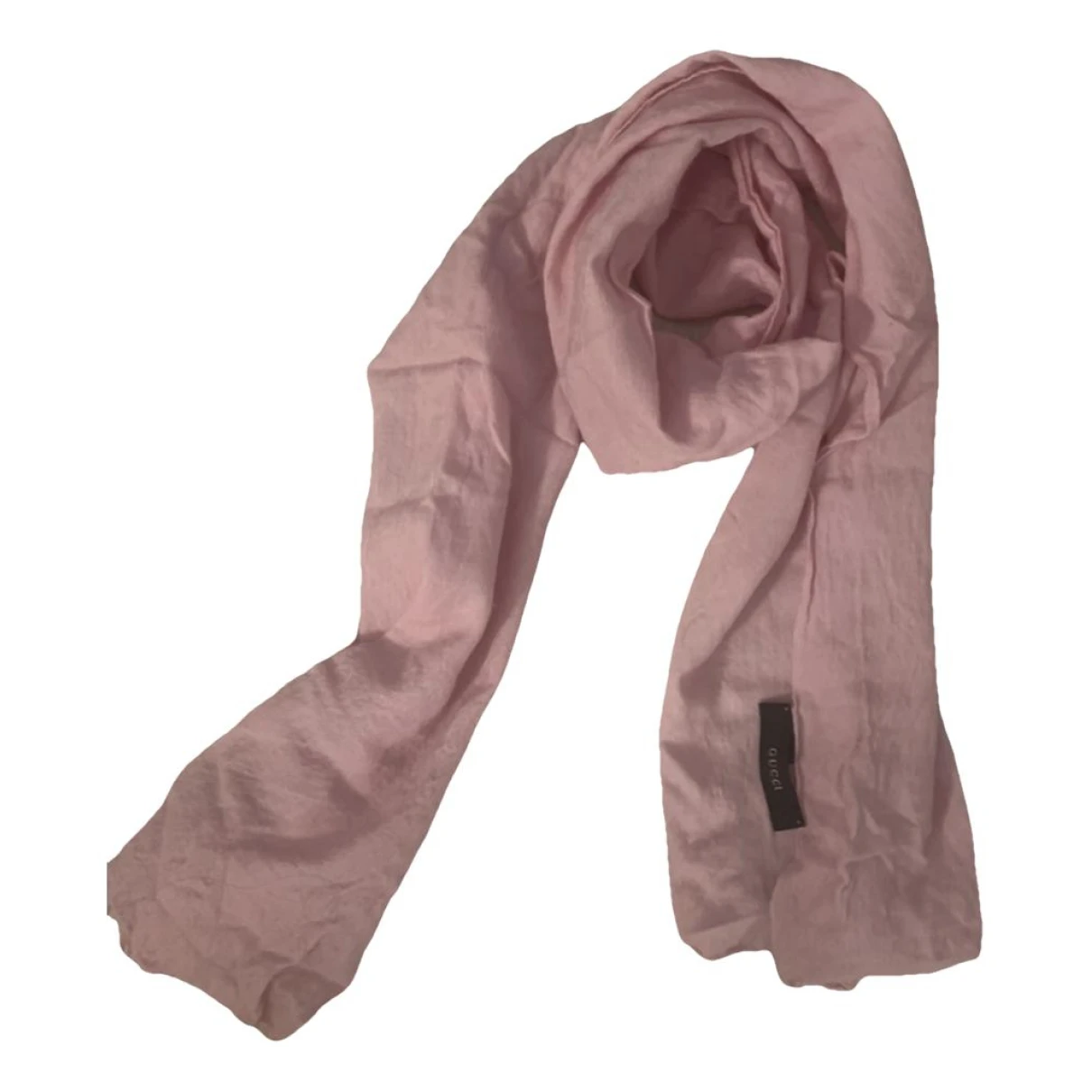 Pre-owned Gucci Scarf In Pink