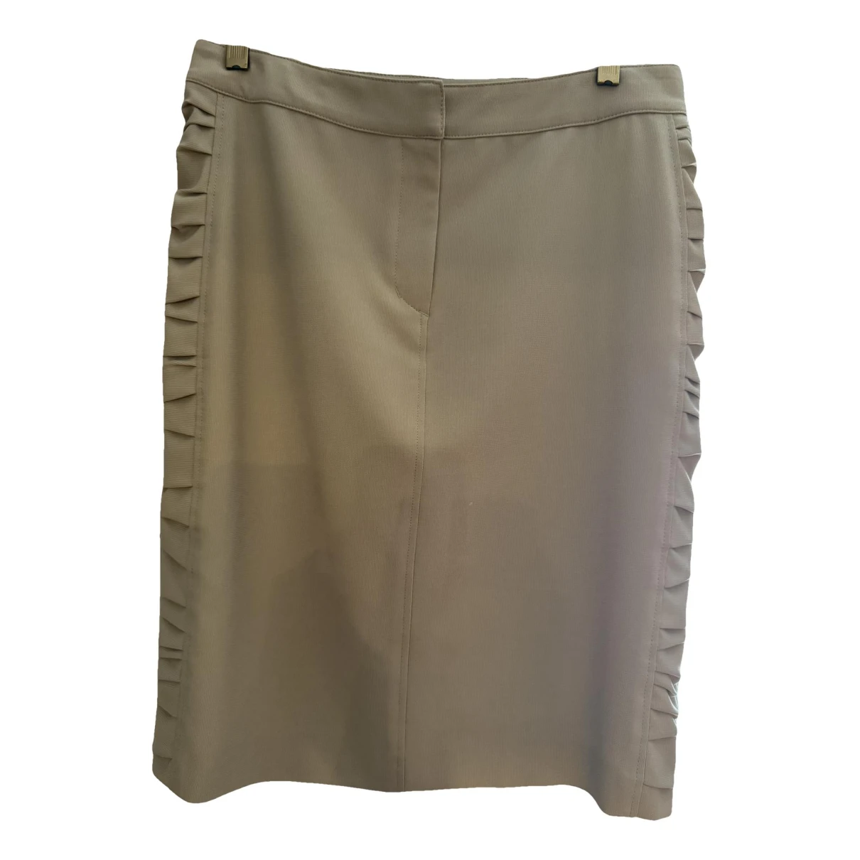 Pre-owned Armani Collezioni Skirt In Beige