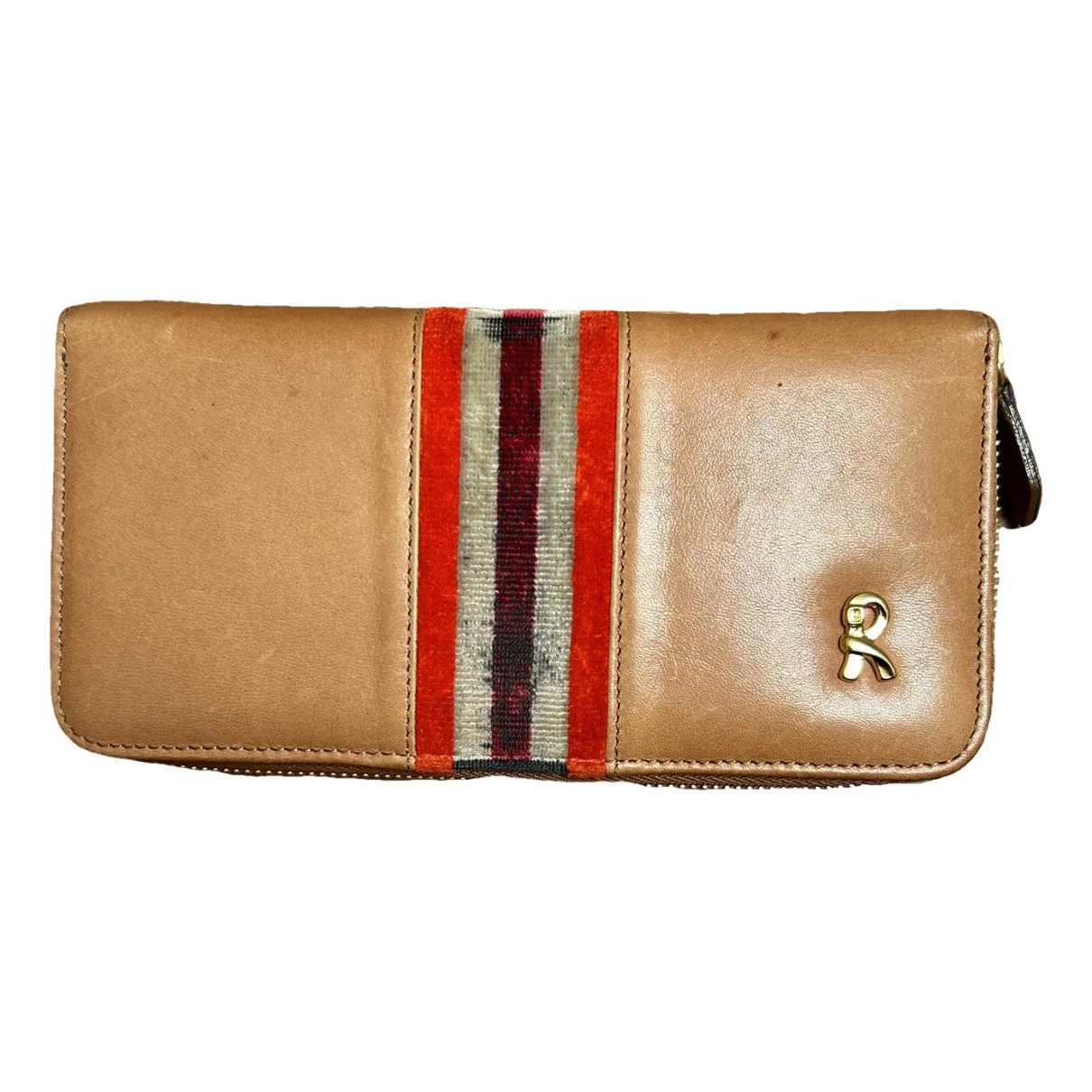 Pre-owned Roberta Di Camerino Leather Wallet In Camel