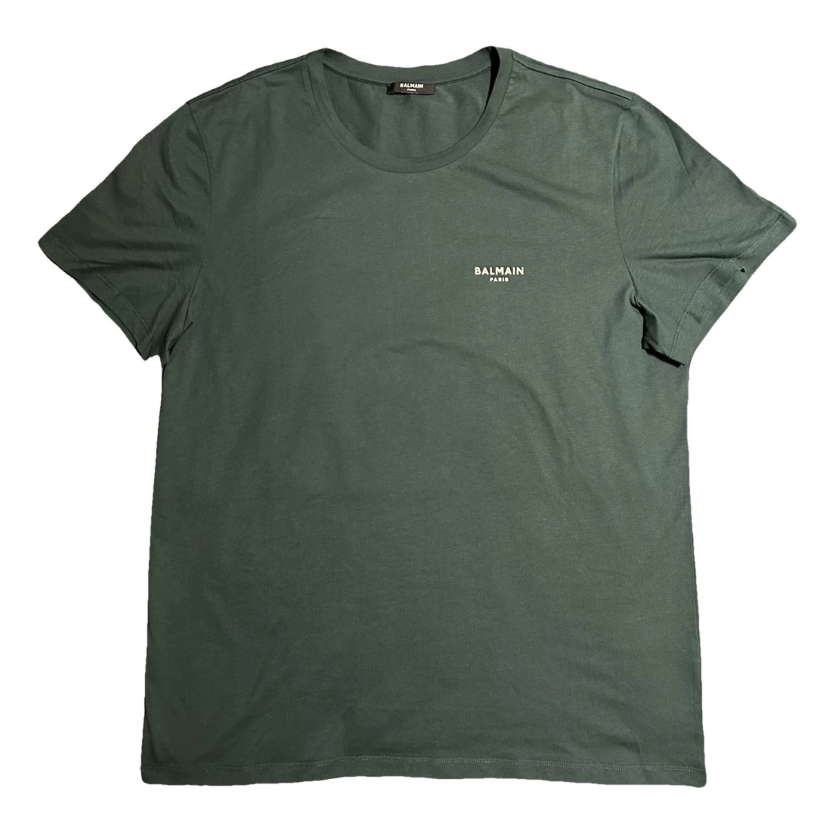 Pre-owned Balmain T-shirt In Green
