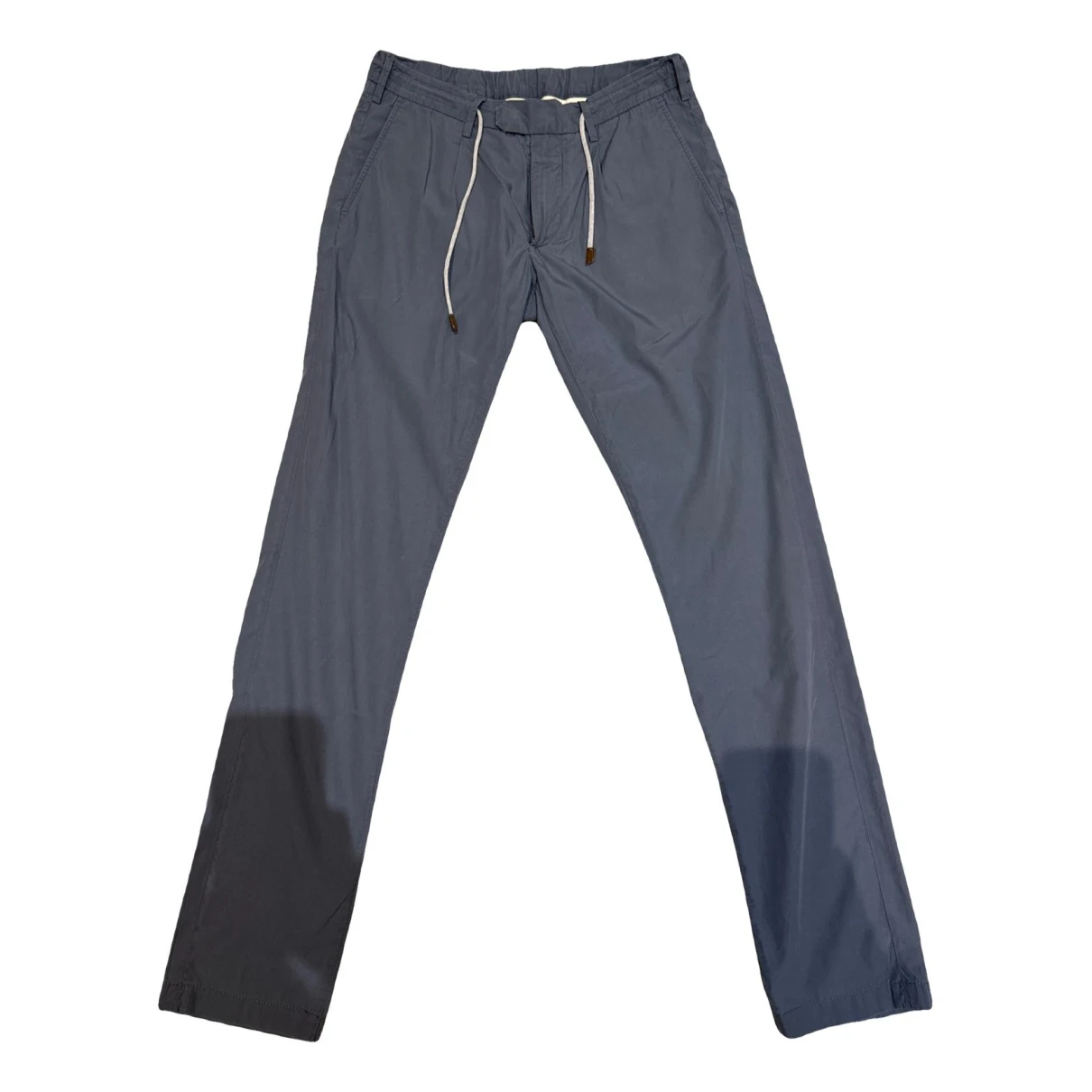 Pre-owned Eleventy Trousers In Blue