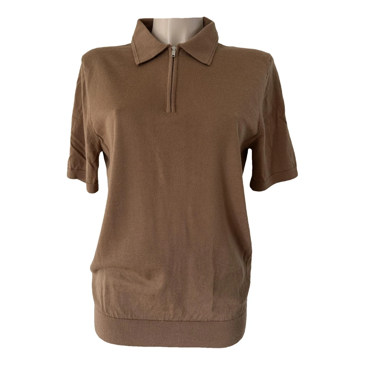 Pre-owned Reiss Wool Shirt In Brown