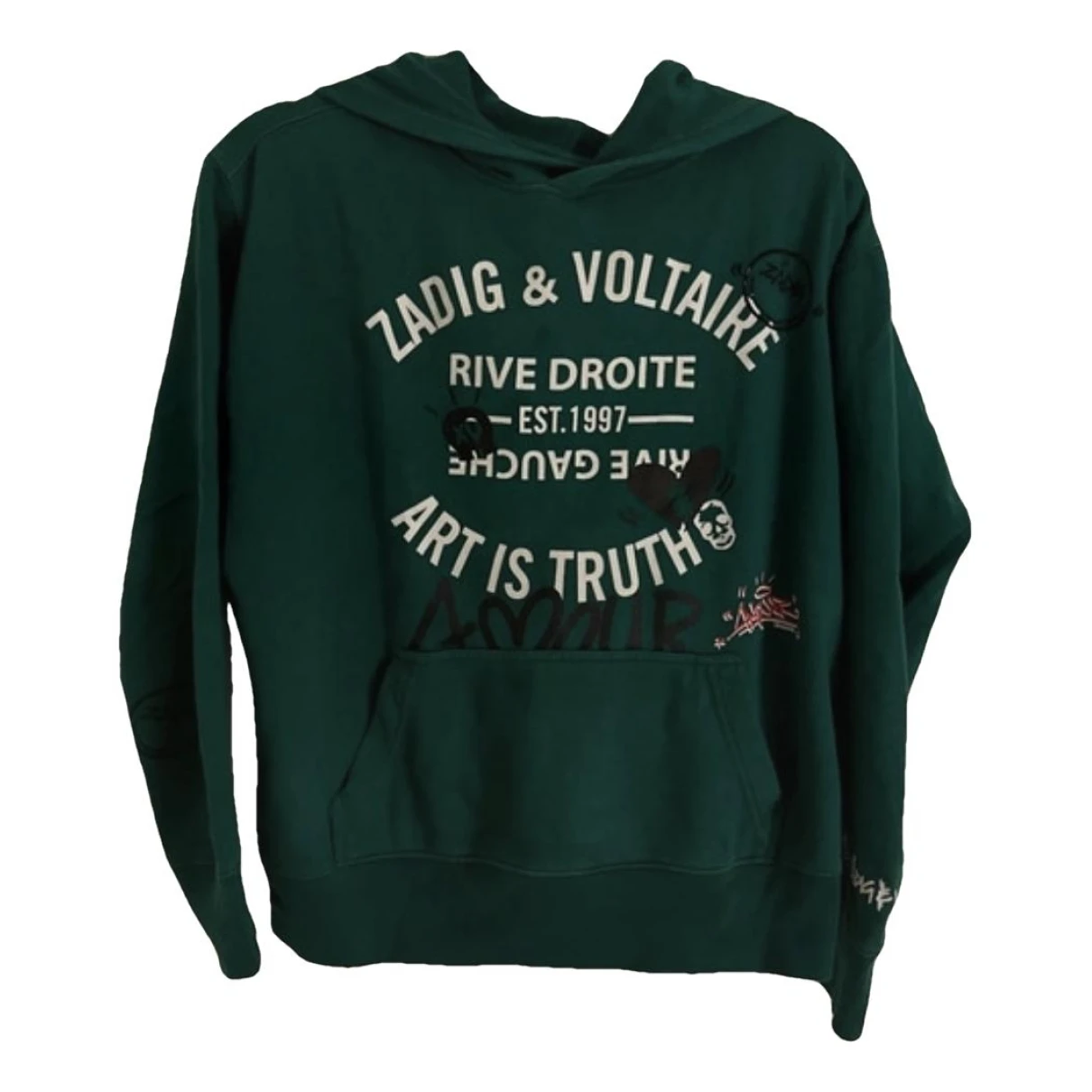 Pre-owned Zadig & Voltaire Sweatshirt In Green