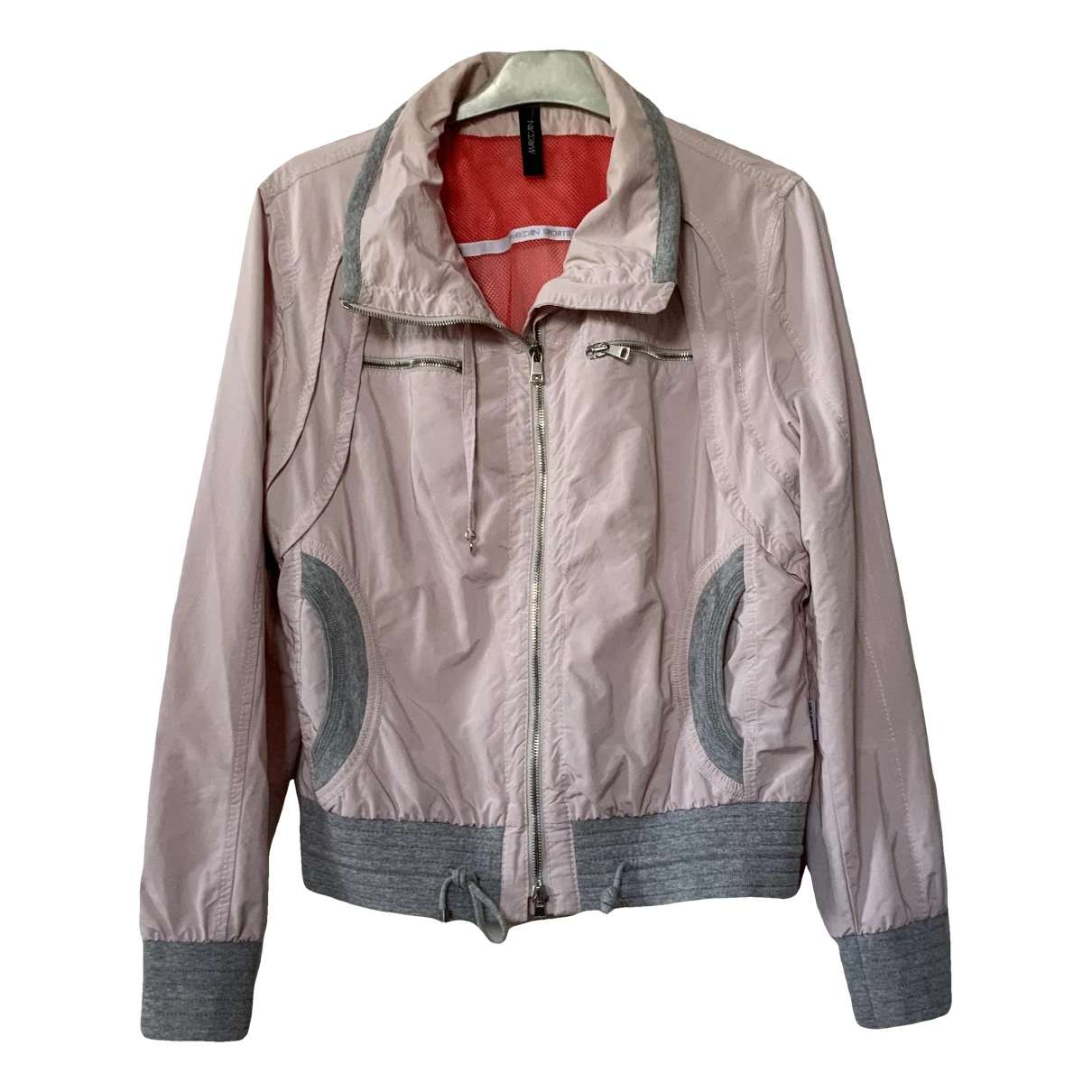 Pre-owned Marc Cain Biker Jacket In Pink