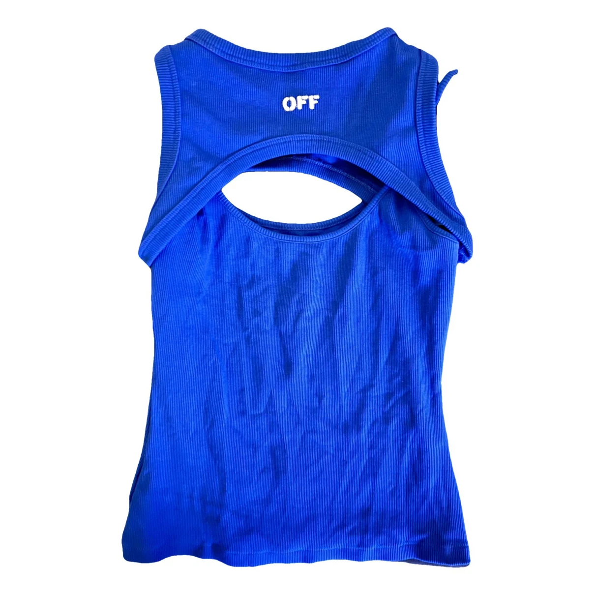 Pre-owned Off-white Vest In Blue