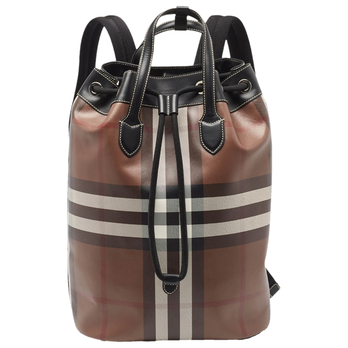 Pre-owned Burberry Cloth Bag In Brown