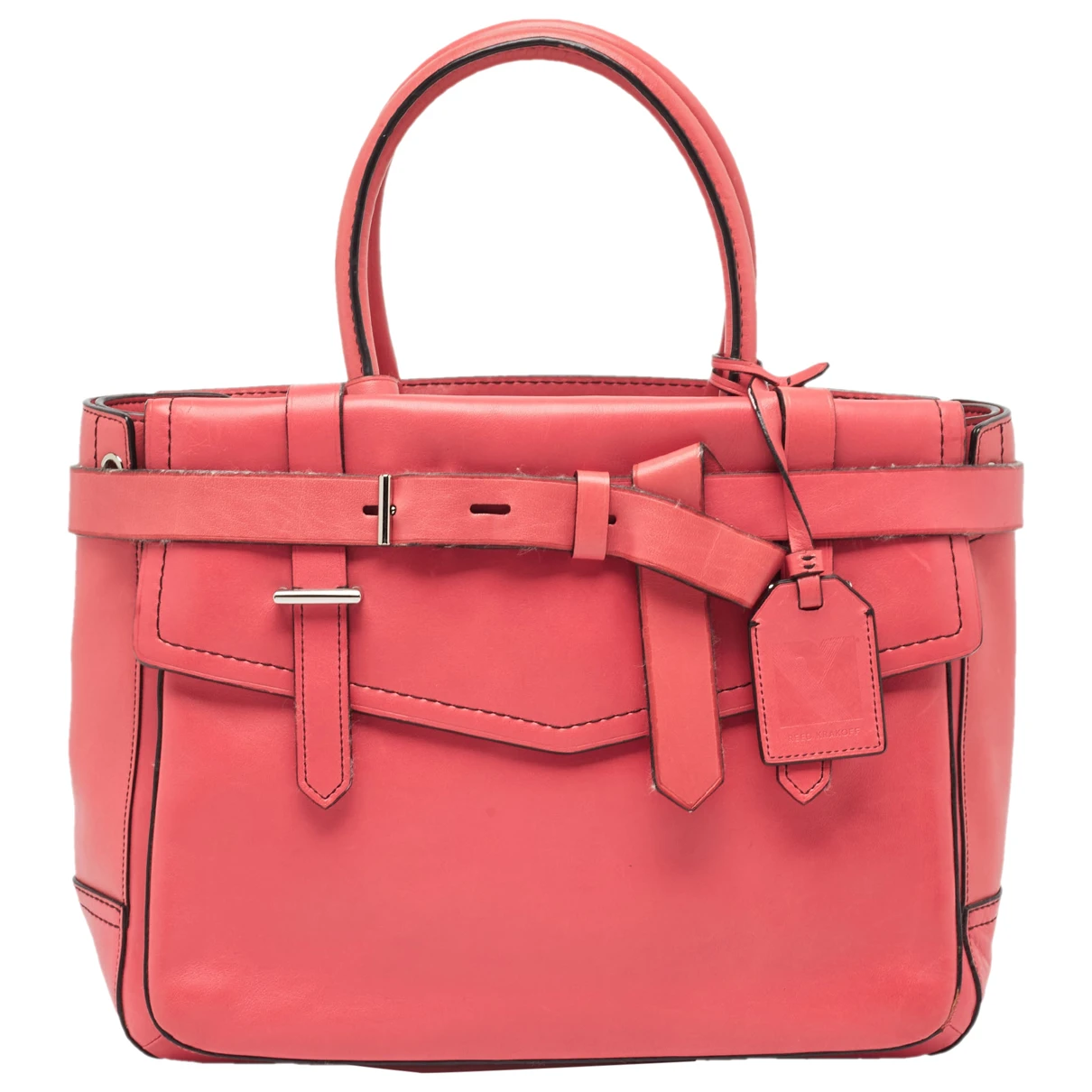 Pre-owned Reed Krakoff Leather Tote In Red