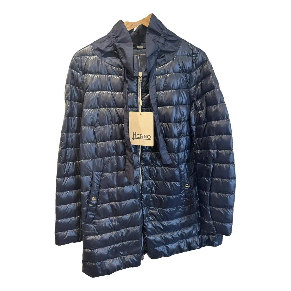 Pre-owned Herno Jacket In Navy